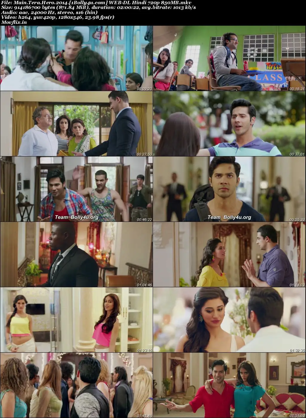 Main Tera Hero 2014 WEB-DL Hindi Full Movie Download 1080p  720p  480p