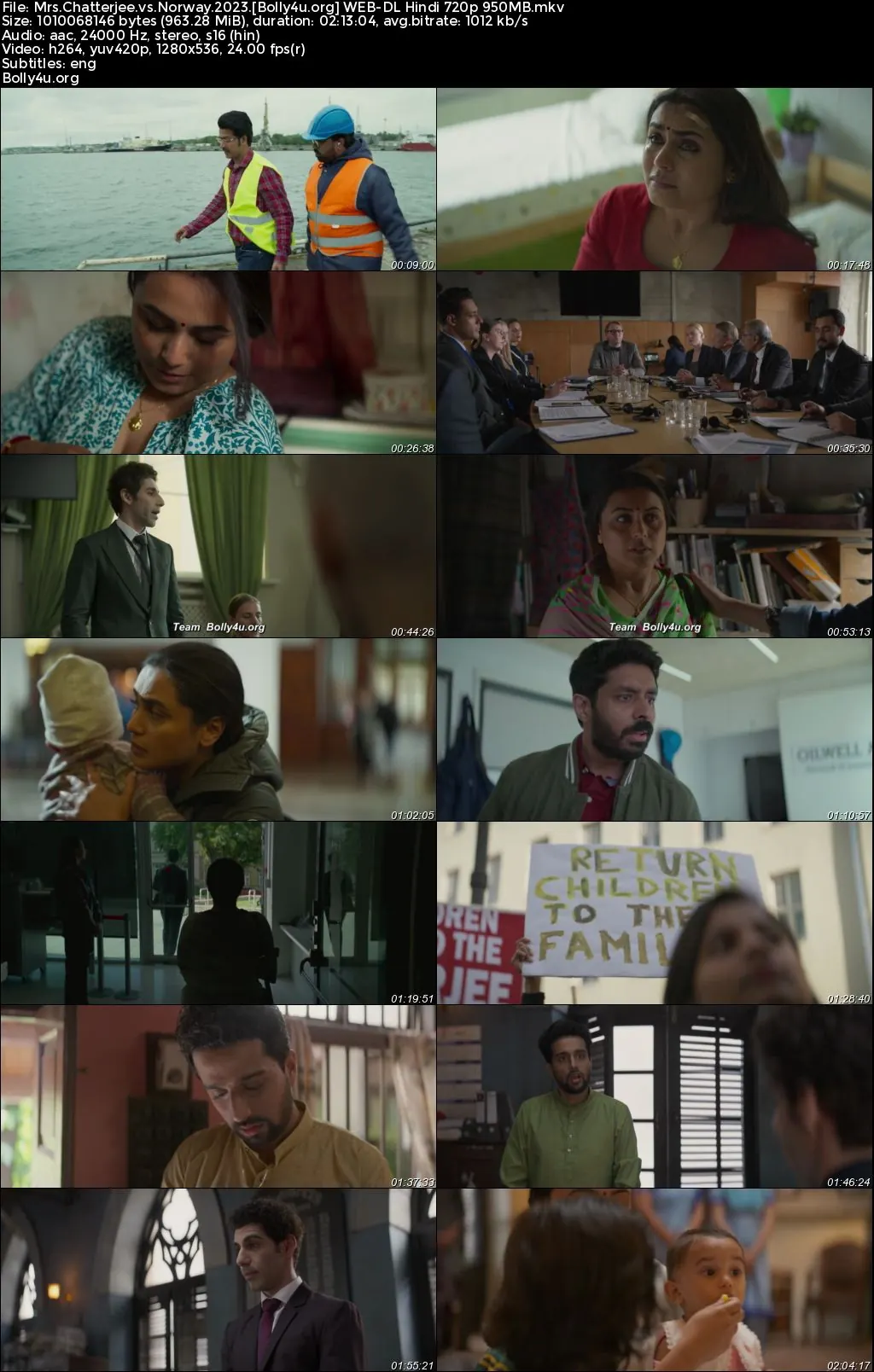 Mrs Chatterjee vs Norway 2023 WEB-DL Hindi Full Movie Download 1080p  720p  480p