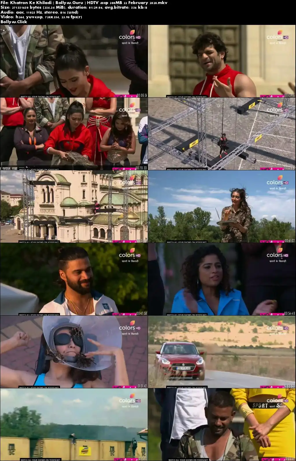 Khatron Ke Khiladi HDTV 480p 300MB 22 February 2020 Download Khatron Ke Khiladi HDTV 480p 300MB 22 February 2020 Download