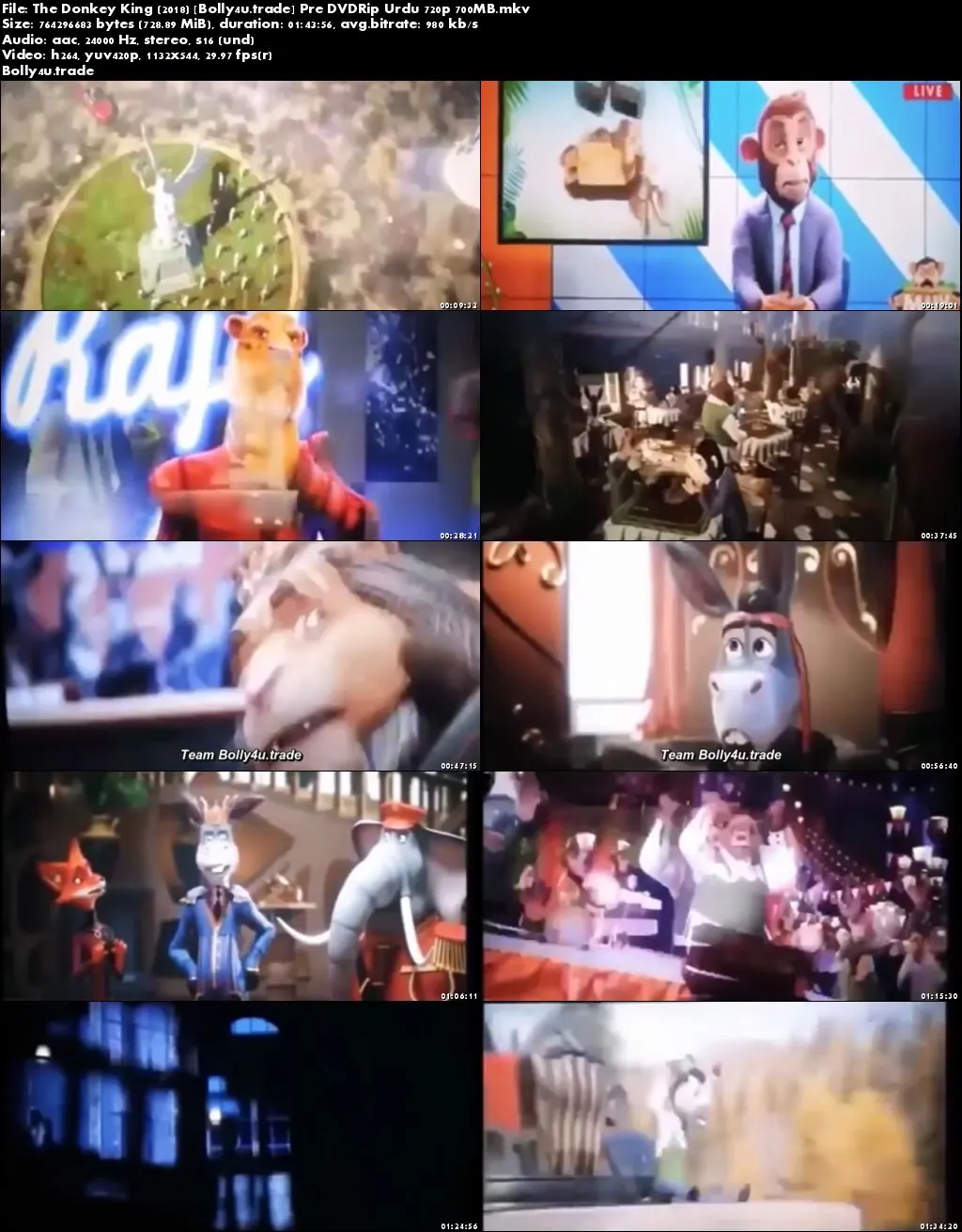 The Donkey King 2018 Pre DVDRip Full Urdu Pakistani Movie Download 720p