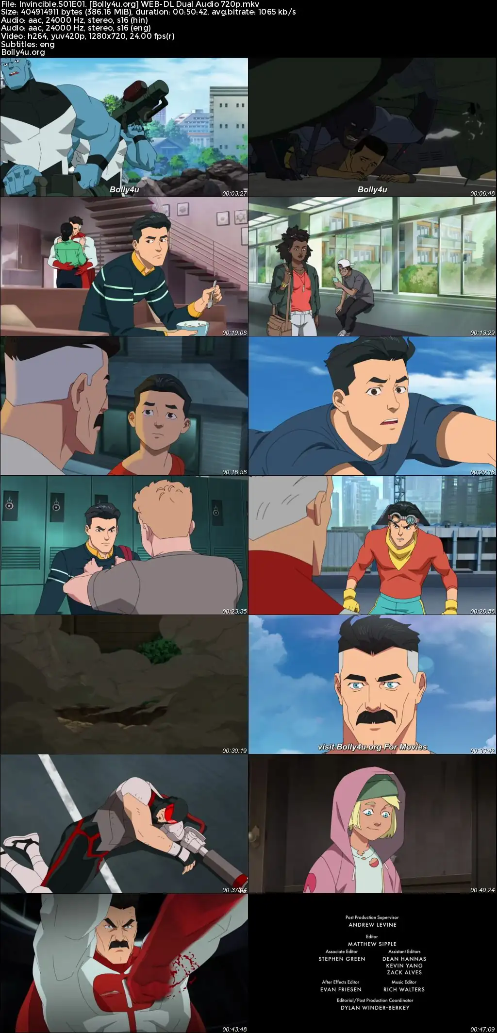 Invincible 2023 WEB-DL Hindi Dual Audio ORG S01 Complete Download 720p  480p