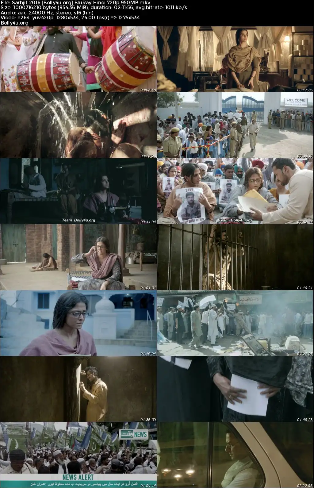 Sarbjit 2016 BluRay Hindi Full Movie Download 1080p  720p  480p