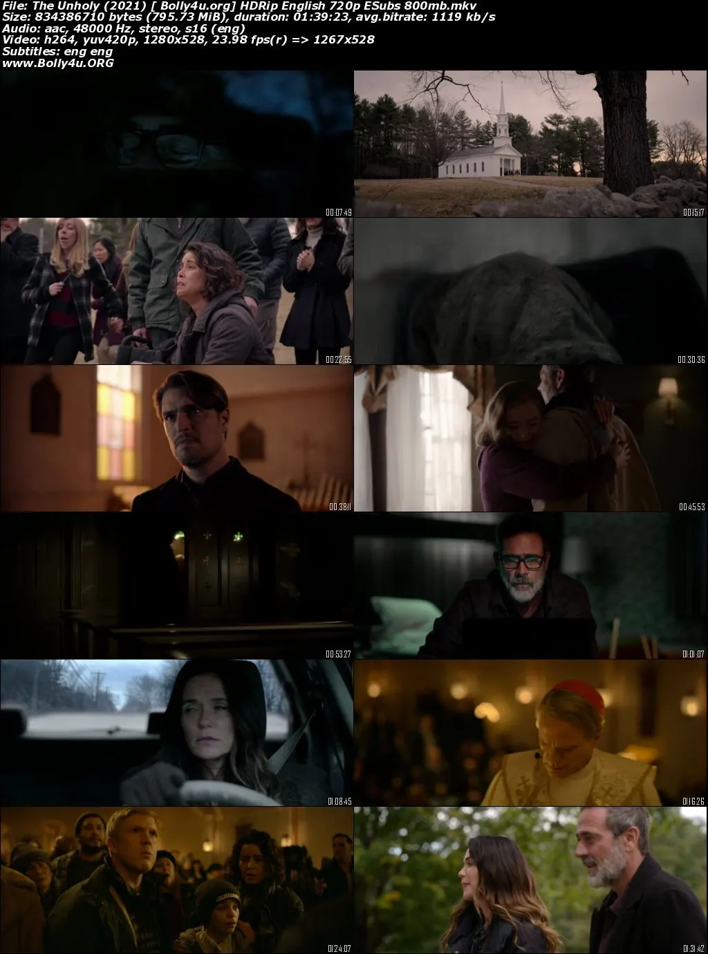 The Unholy 2021 HDRip 300Mb English 480p ESubs Download The Unholy 2021 HDRip 300Mb English 480p ESubs Download