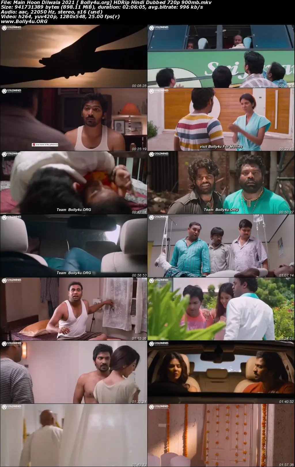 Main Hoon Dilwala 2021 HDRip 900Mb Hindi Dubbed 720p Download