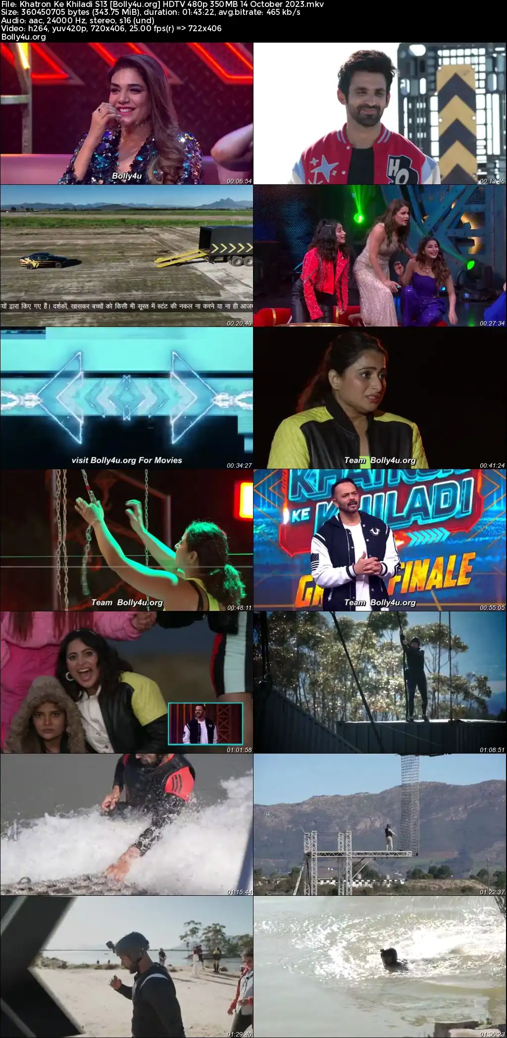 Khatron Ke Khiladi S13 HDTV 480p 350MB 14 October 2023 Download Khatron Ke Khiladi S13 HDTV 480p 350MB 14 October 2023 Download