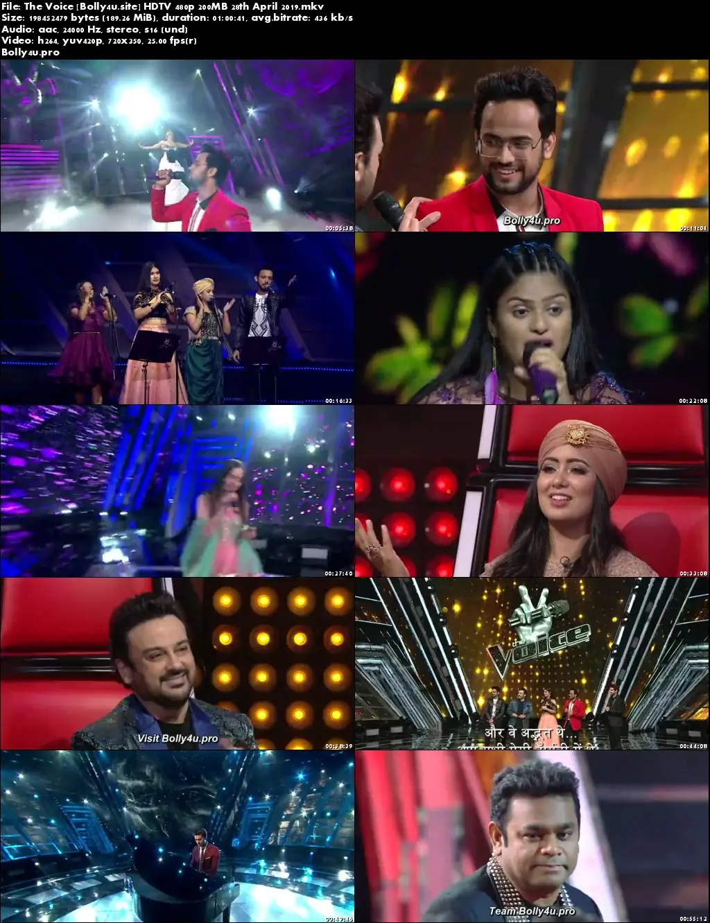 The Voice HDTV 480p 200MB 28 April 2019 Download The Voice HDTV 480p 200MB 28 April 2019 Download
