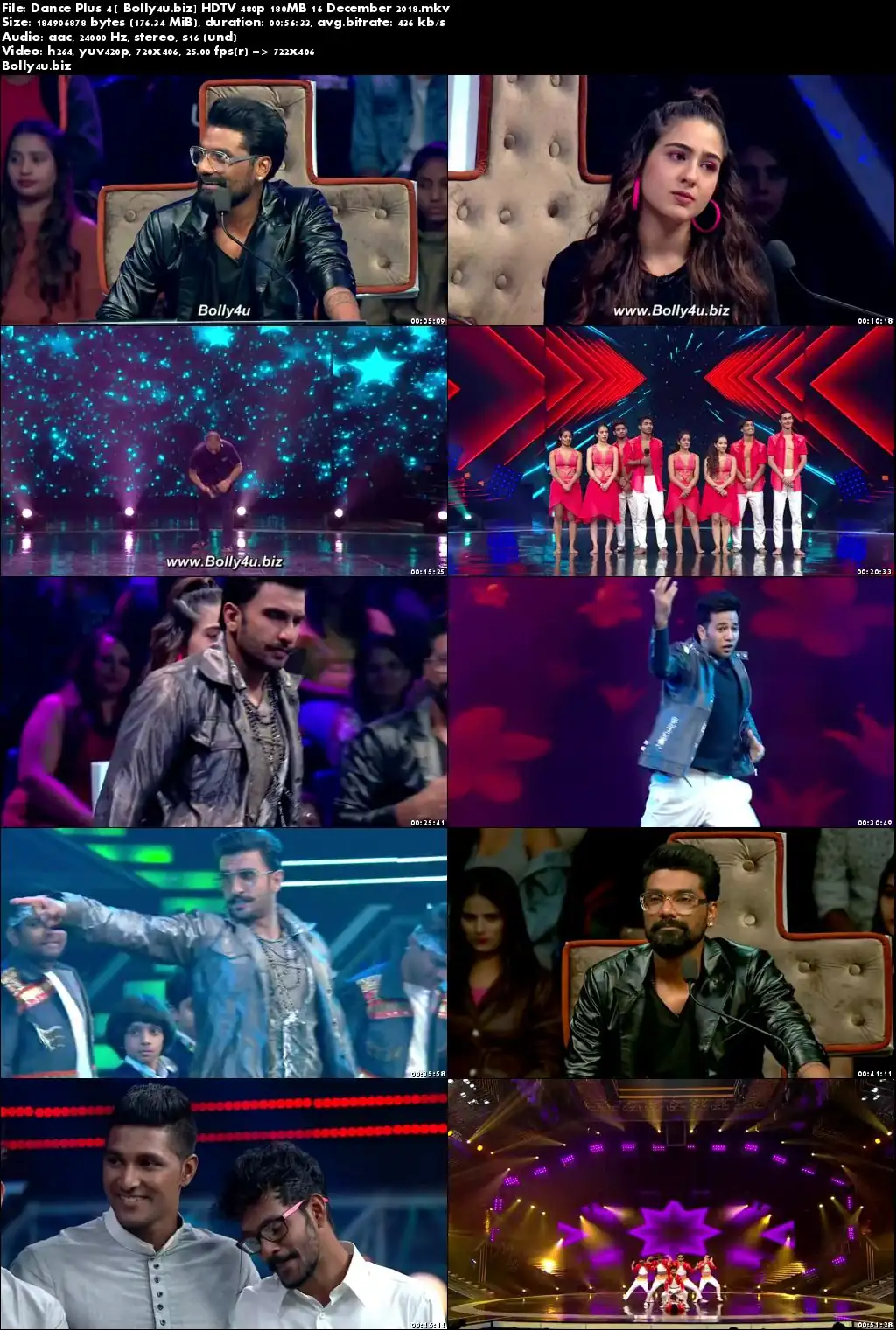 Dance Plus Season 4 HDTV 480p 180MB 16 December 2018 Download Dance Plus Season 4 HDTV 480p 180MB 16 December 2018 Download