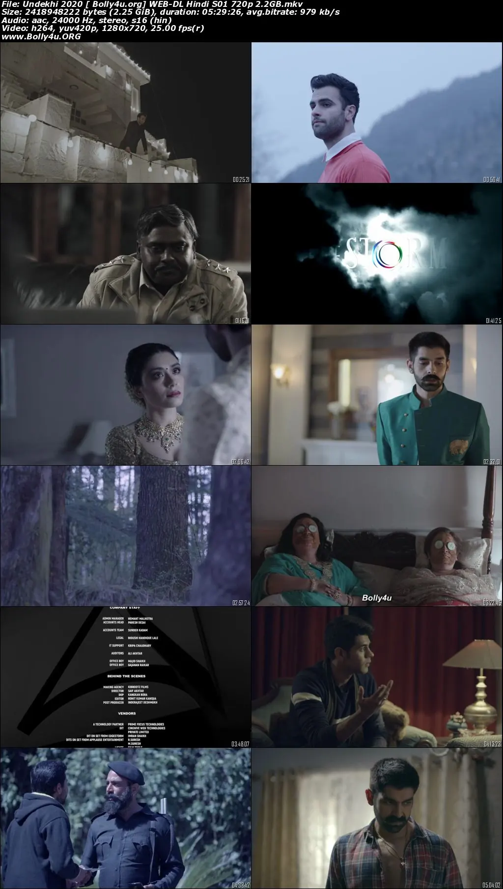 Undekhi 2020 WEB-DL 2.2Gb Hindi S01 Download 720p