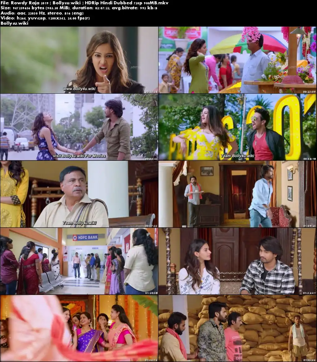 Rowdy Raja 2019 HDRip 900MB Hindi Dubbed 720p Download Rowdy Raja 2019 HDRip 900MB Hindi Dubbed 720p Download
