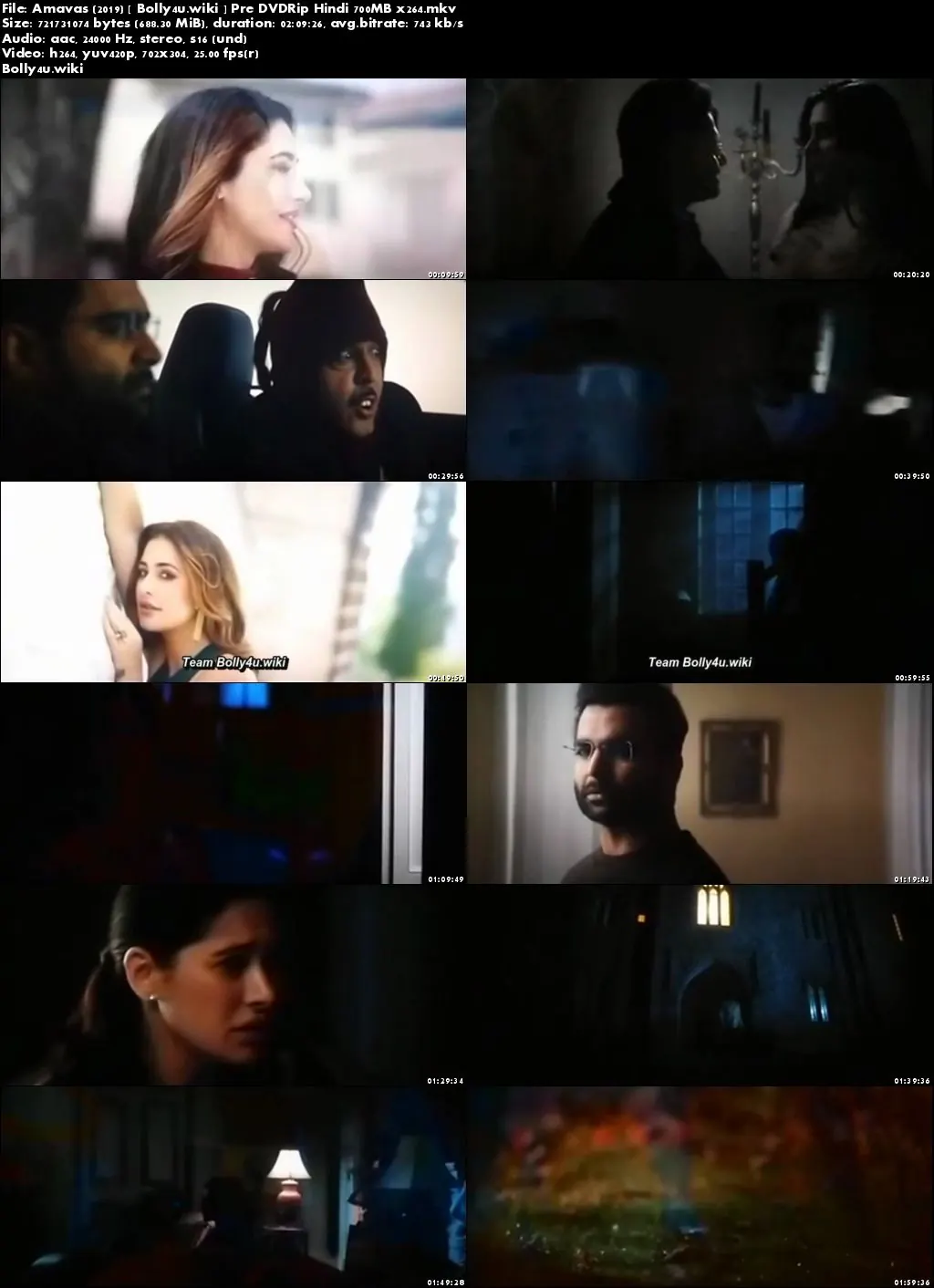 Amavas 2019 Pre DVDRip 700MB Full Hindi Movie Download x264