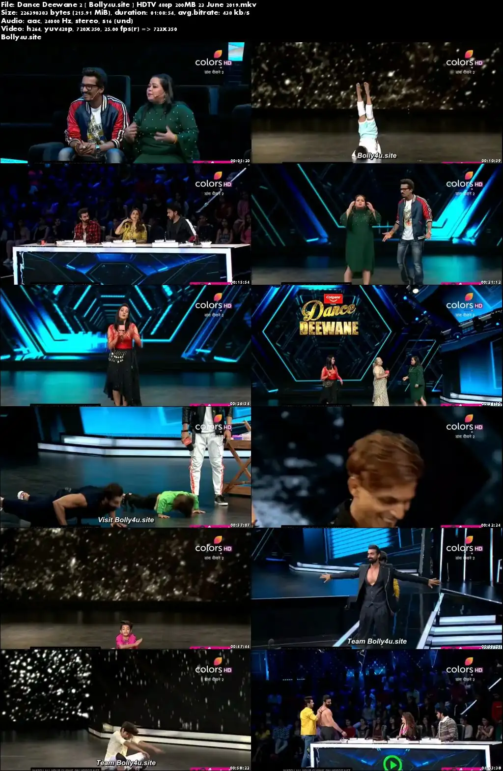 Dance Deewane 2 HDTV 480p 200MB 23 June 2019 Download Dance Deewane 2 HDTV 480p 200MB 23 June 2019 Download