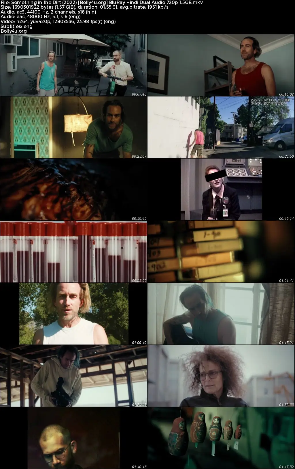 Something in the Dirt 2022 BluRay Hindi Dual Audio Full Movie Download 720p  480p
