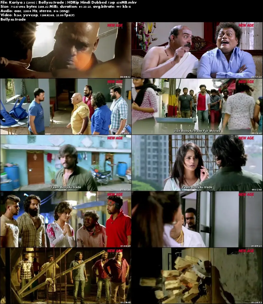 Kariya 2 2018 HDRip 300Mb Full Hindi Dubbed Movie Download 480p