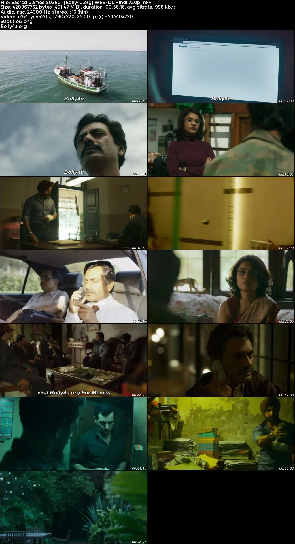Sacred Games 2019 WEB-DL Hindi S02 Complete Download 720p  480p