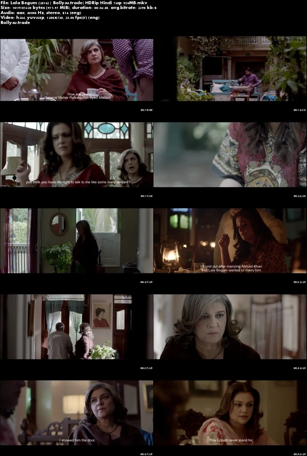 Lala Begum 2016 HDRip 950MB Full Hindi Movie Download 720p