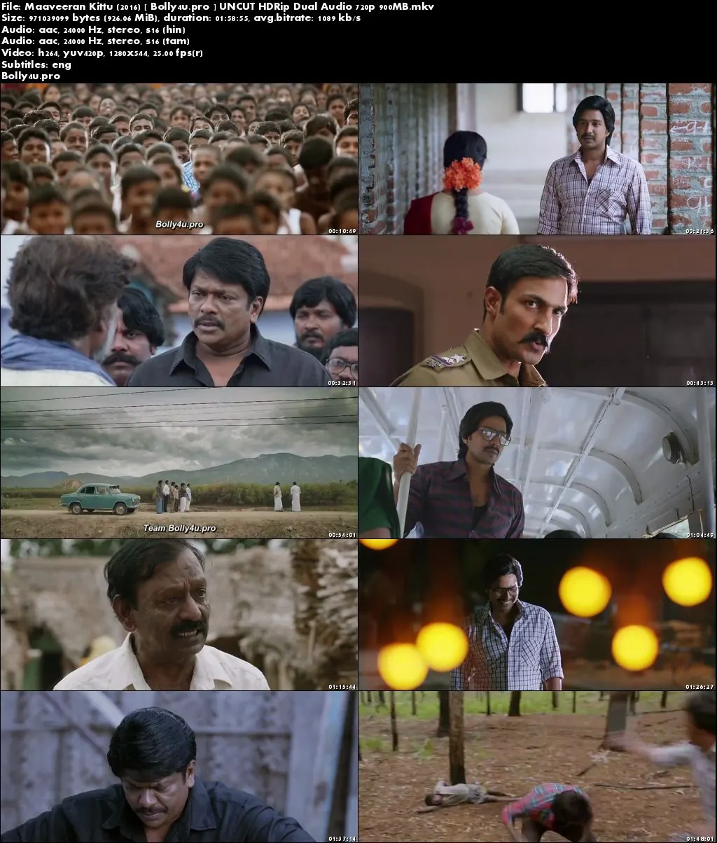 Maaveeran Kittu 2016 HDRip 400MB UNCUT Hindi Dual Audio 480p Download Maaveeran Kittu 2016 HDRip 400MB UNCUT Hindi Dual Audio 480p Download