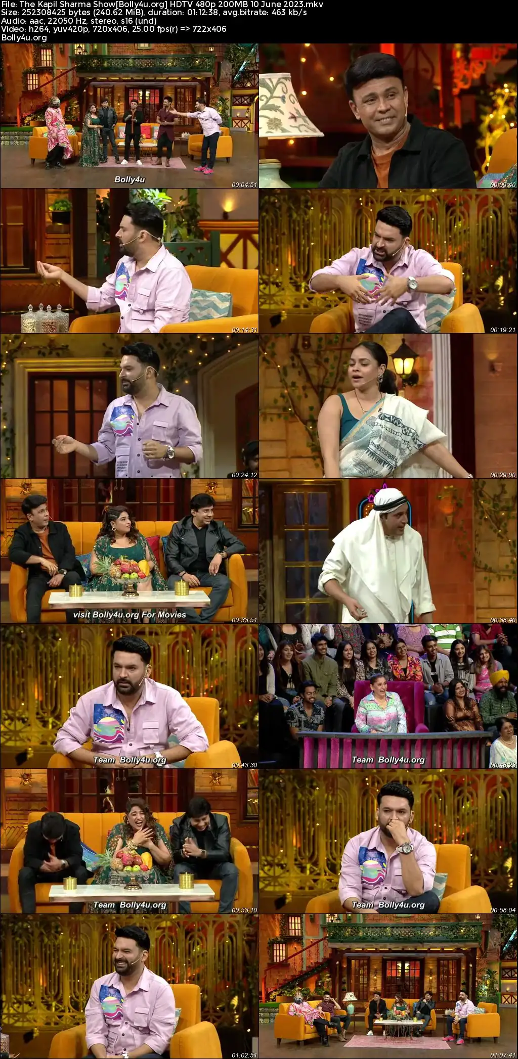 The Kapil Sharma Show HDTV 480p 200MB 10 June 2023 Download