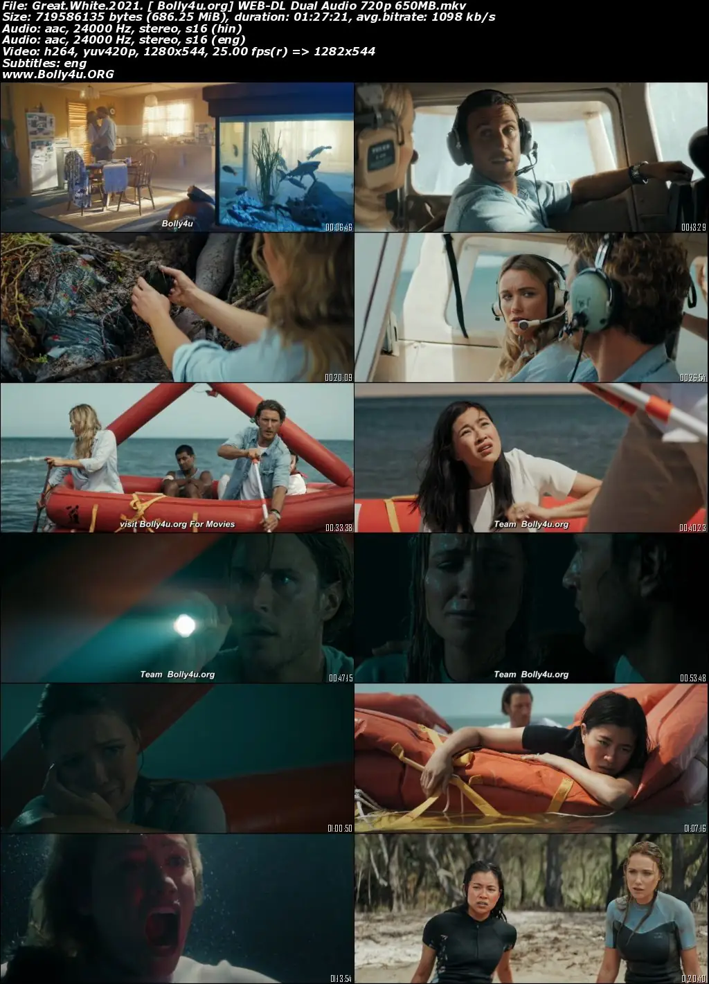 Great White 2021 WEB-DL Hindi Dual Audio 720p 480p Download