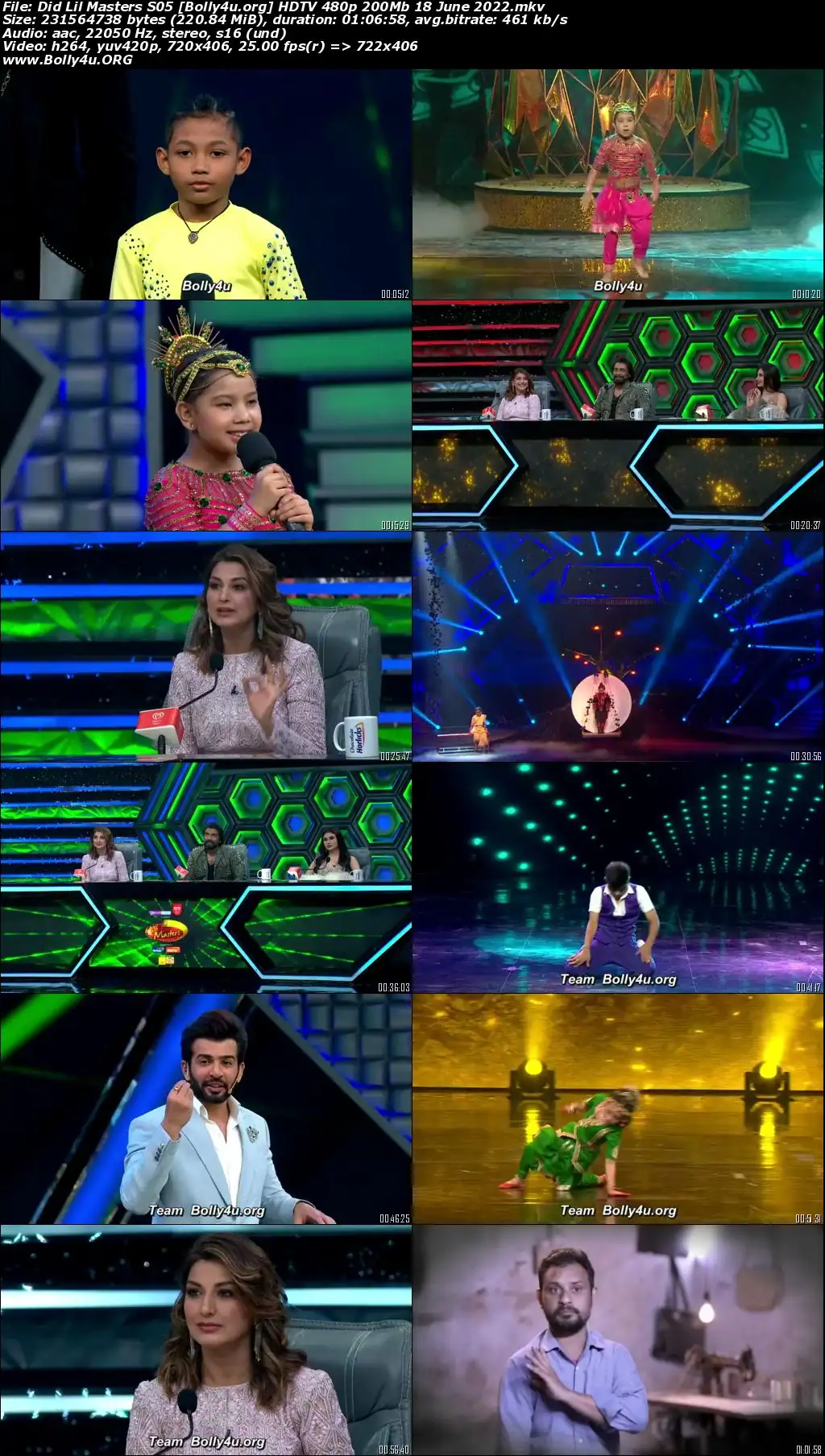 DID Lil Masters S05 HDTV 480p 200Mb 18 June 2022 Download