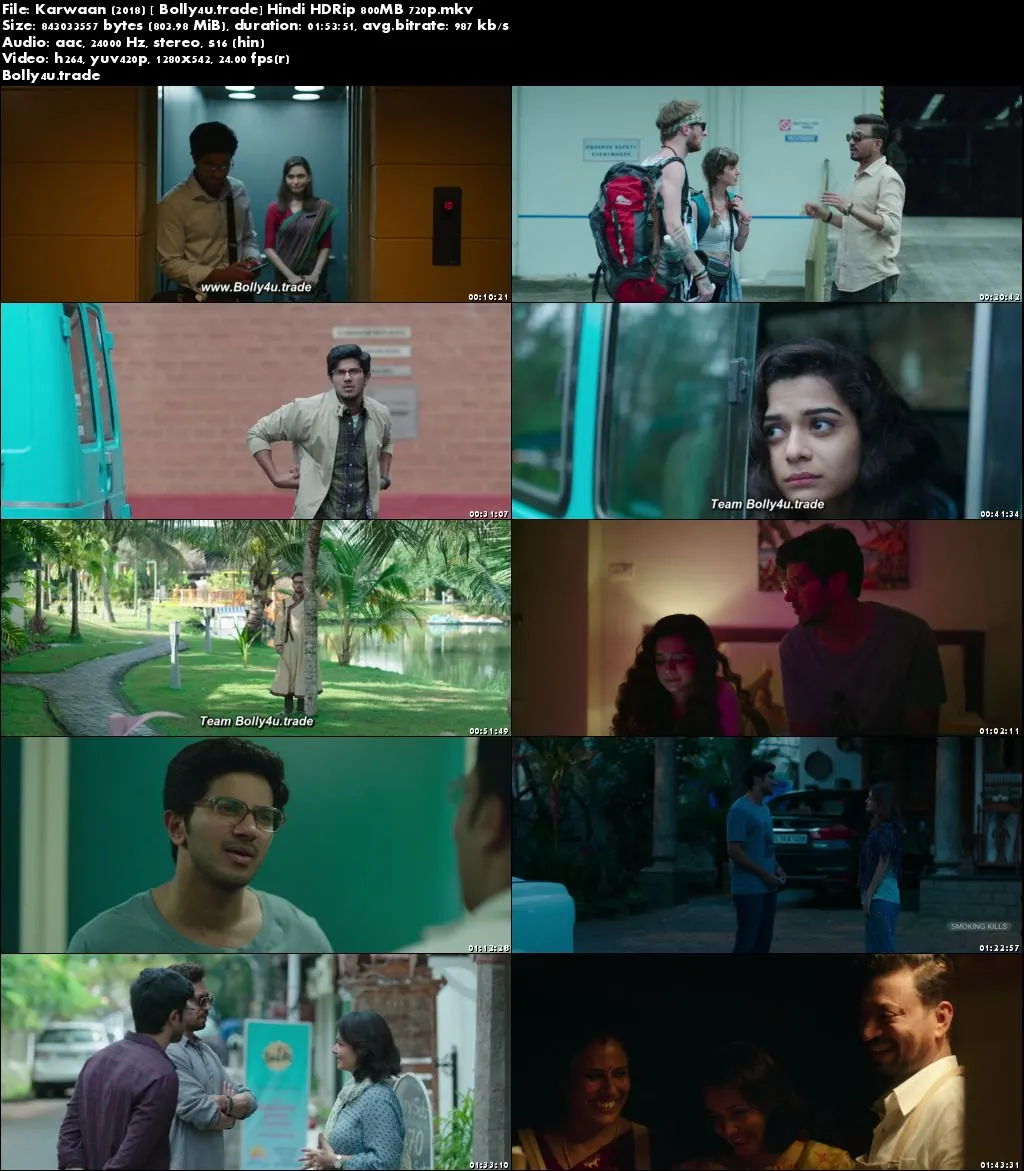Karwaan 2018 HDRip 800Mb Full Hindi Movie Download 720p Karwaan 2018 HDRip 800Mb Full Hindi Movie Download 720p