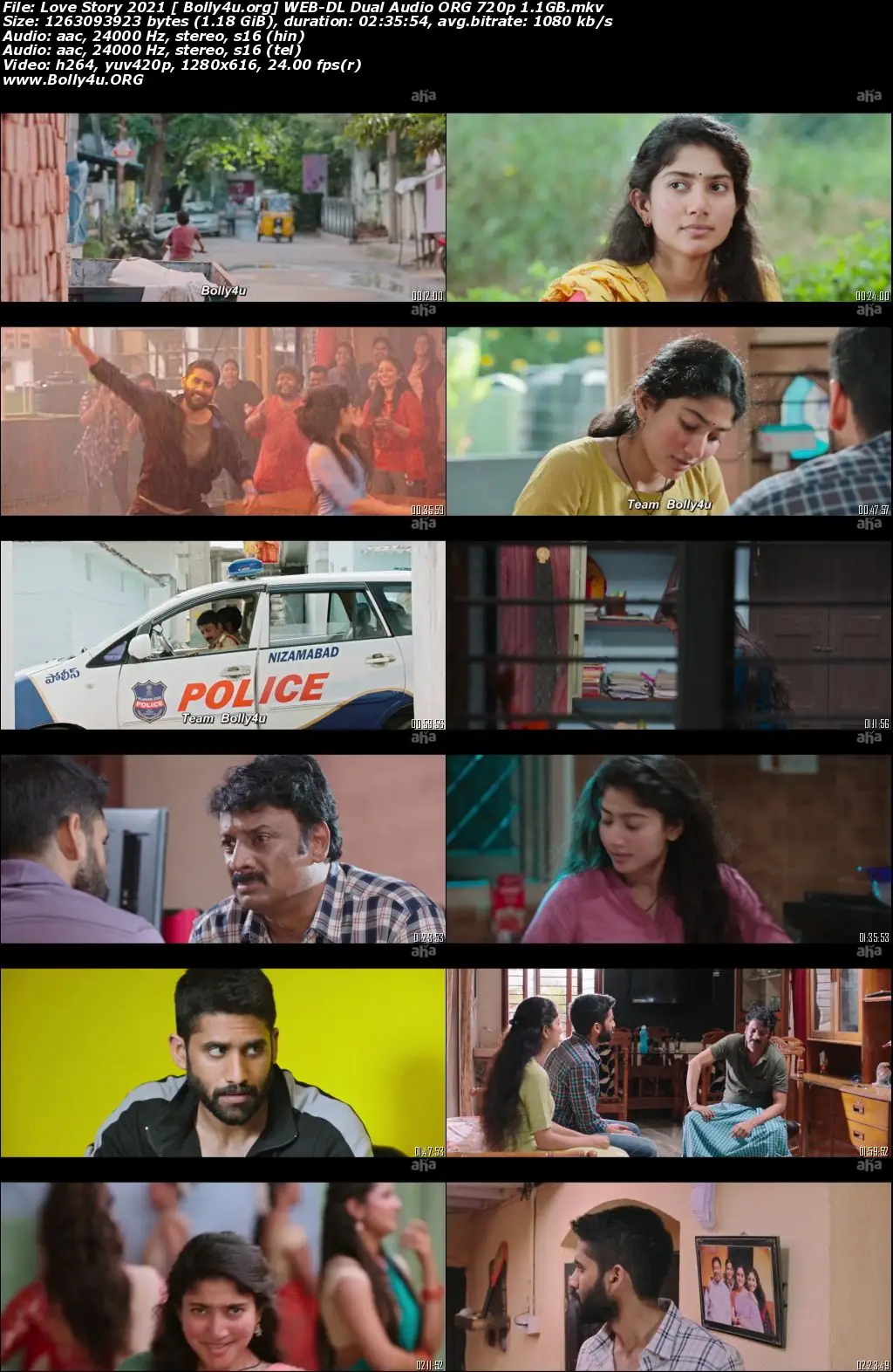 Love Story 2021 WEB-DL UNCUT Hindi Dual Audio ORG Download 720p  480p