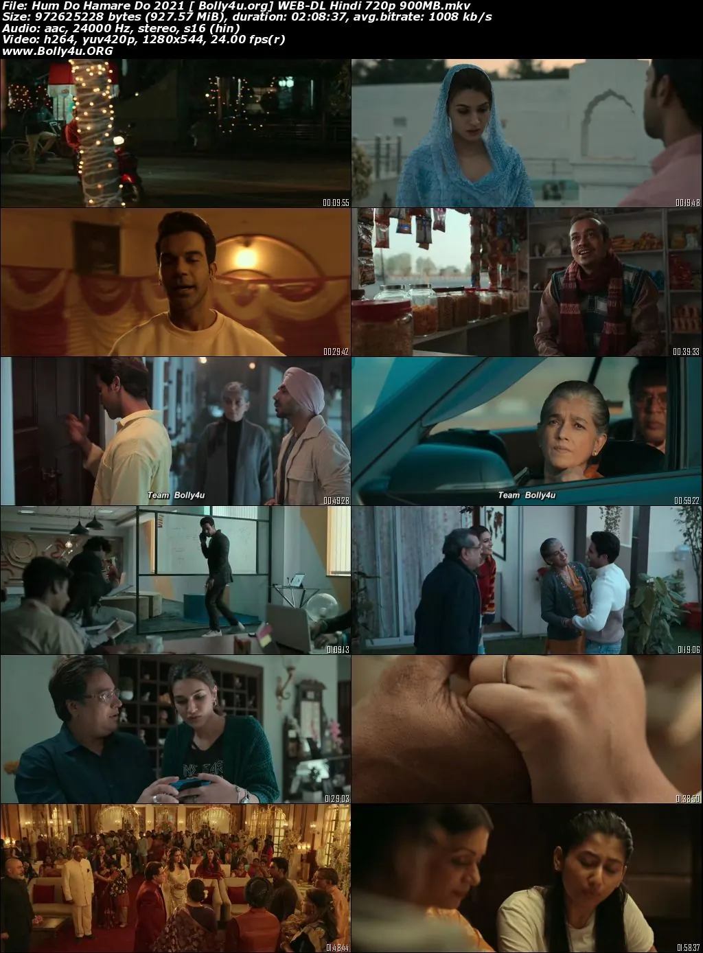 Hum Do Hamare Do 2021 WEB-DL 900MB Hindi Movie Download 720p