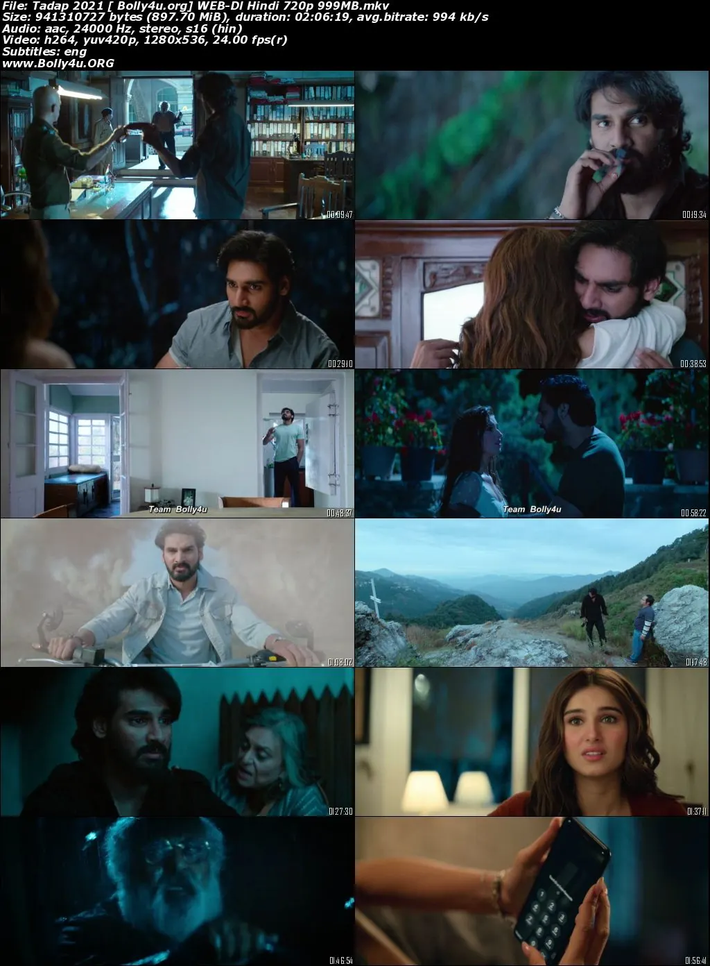 Tadap 2021 WEB-DL 350MB Hindi Movie Download 480p