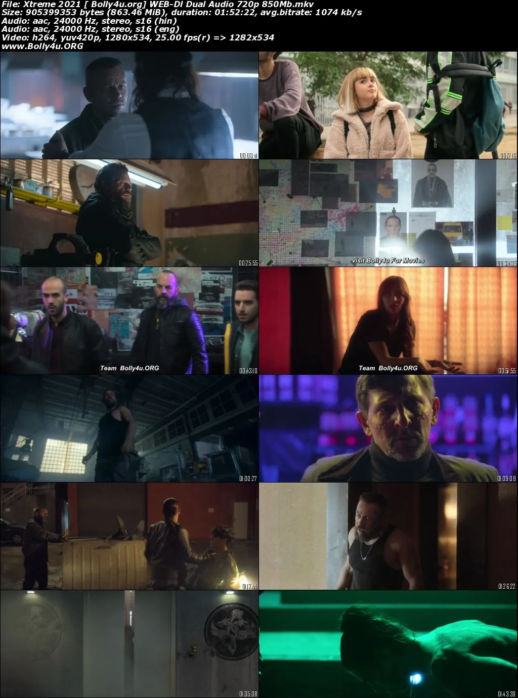 Xtreme 2021 WEB-DL 400Mb Hindi Dual Audio 480p Download