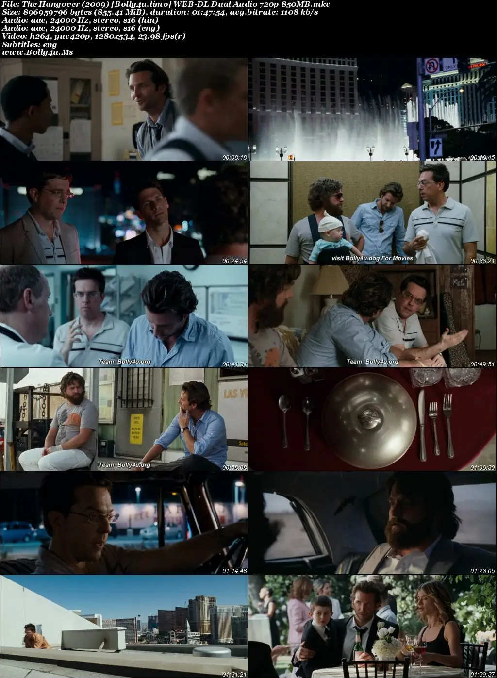 The Hangover Part I 2009 WEB-DL Hindi Dual Audio ORG Full Movie Download 1080p  720p  480p