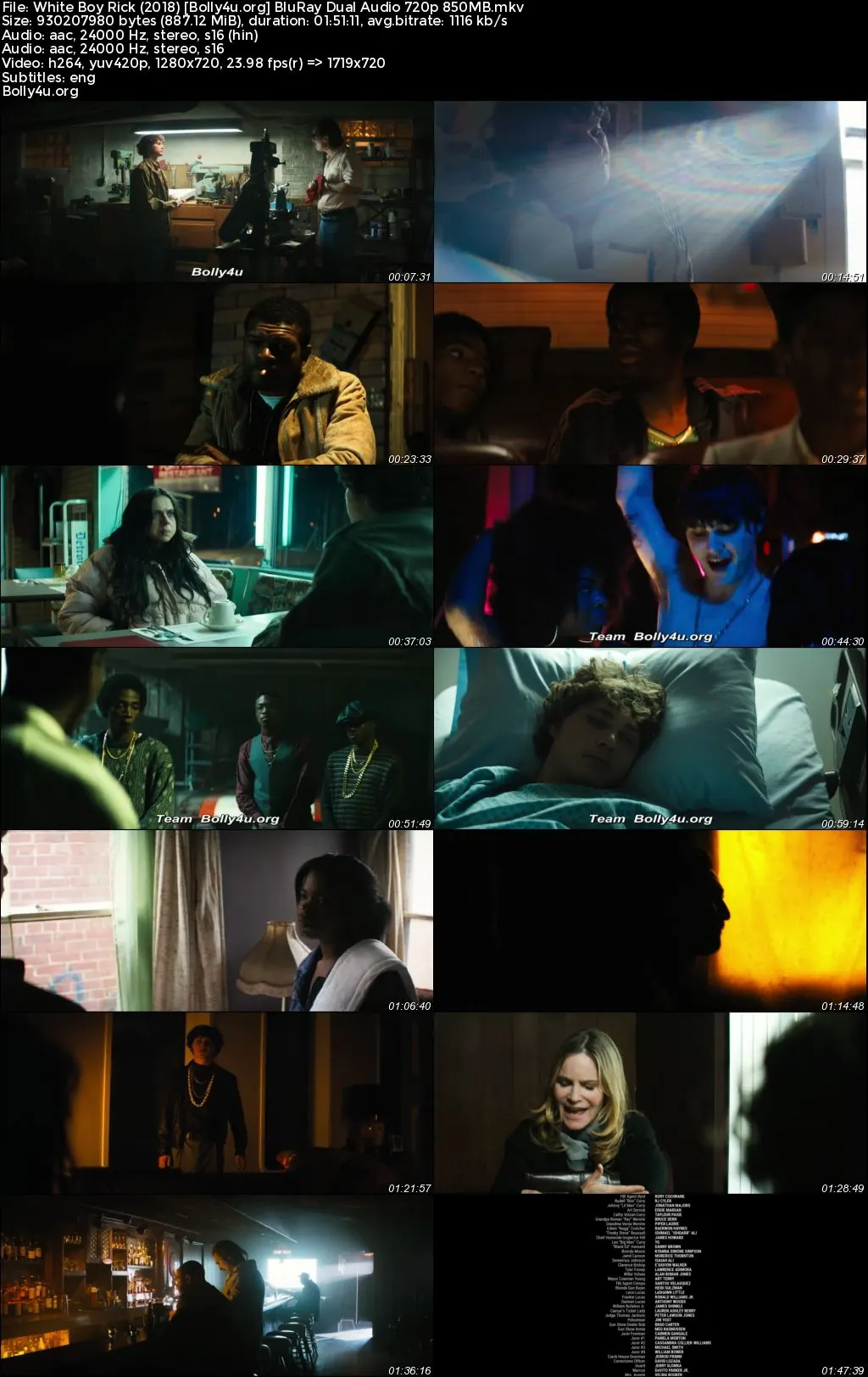 White Boy Rick 2018 BluRay Hindi Dual Audio ORG Full Movie Download 1080p  720p  480p