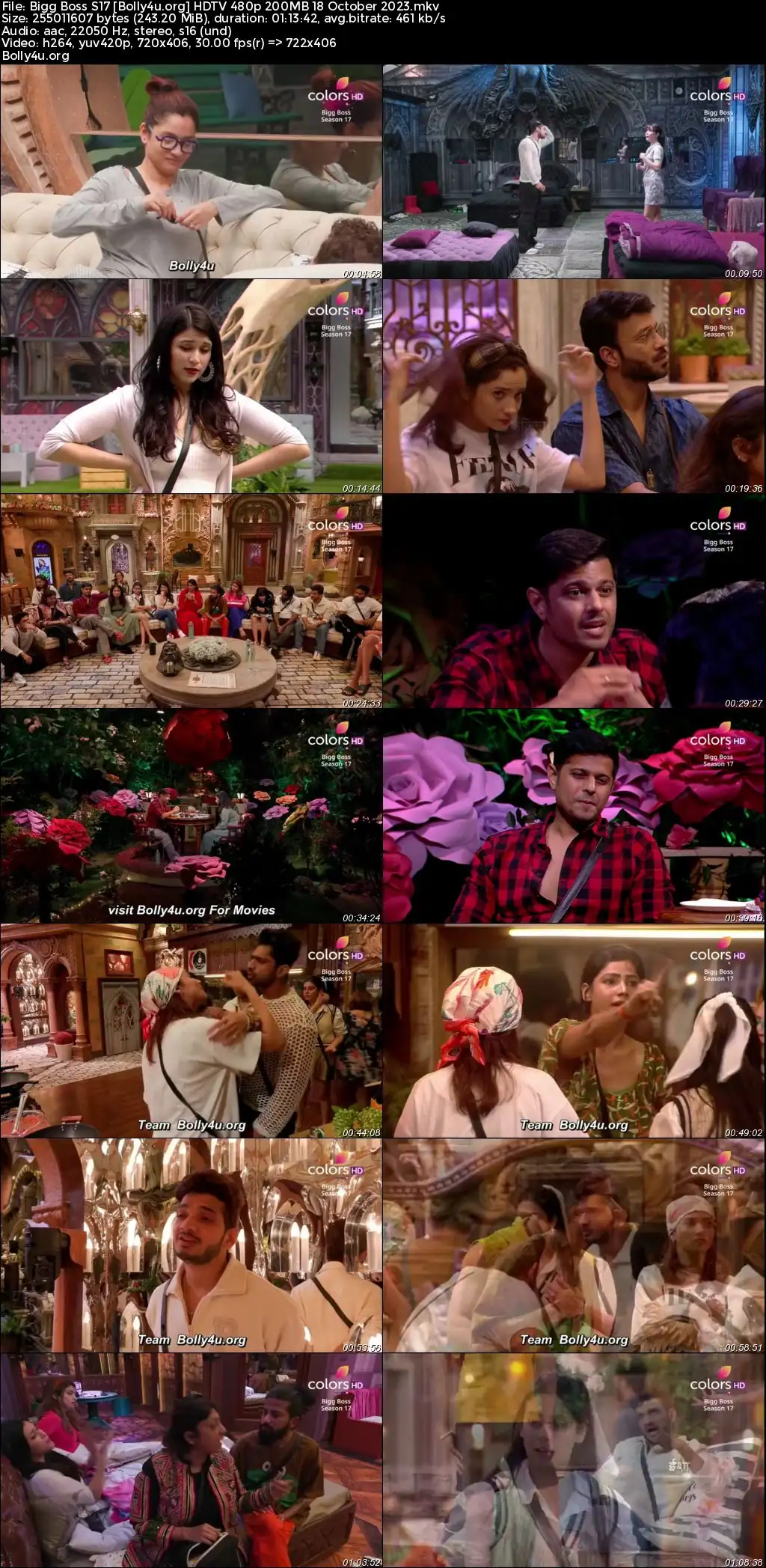 Bigg Boss S17 HDTV 480p 200MB 18 October 2023 Download Bigg Boss S17 HDTV 480p 200MB 18 October 2023 Download