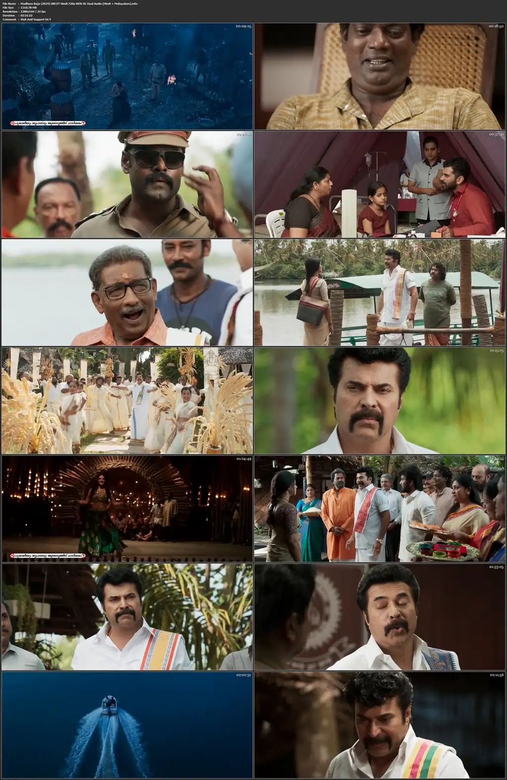 MadhuraRaja 2019 HDRip 450MB UNCUT Hindi Dual Audio 480p still 1  Bolly4u Official