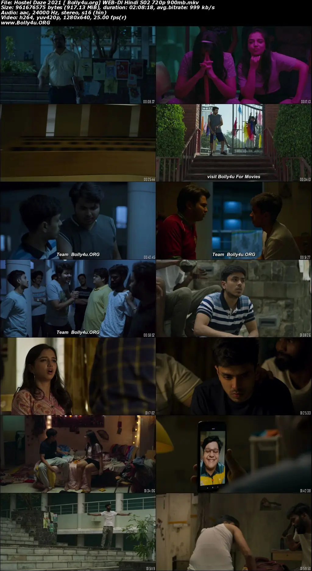 Hostel Daze 2021 WEB-DL 900MB Hindi S02 Download 720p