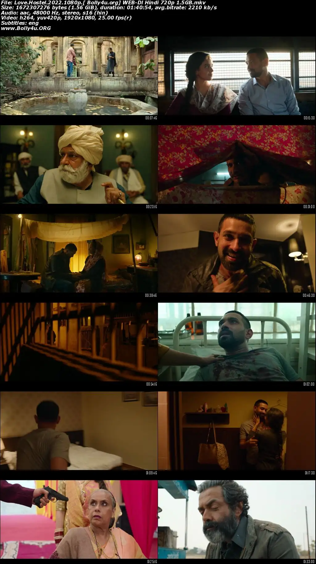 Love Hostel 2022 WEB-DL Hindi Movie 720p 480p Download