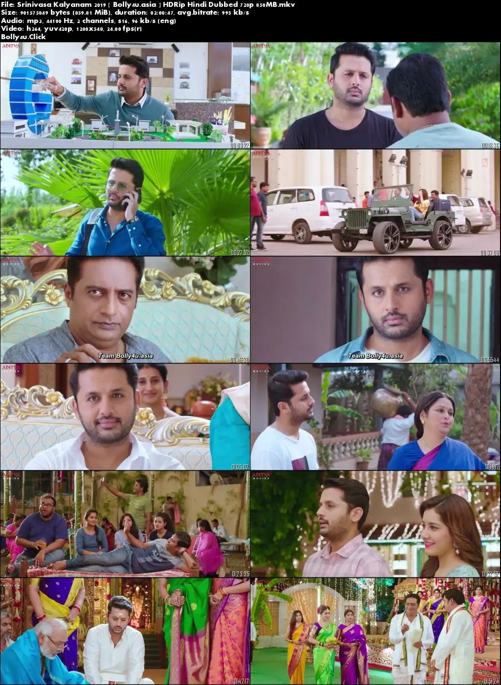 Srinivasa Kalyanam 2019 HDRip 300Mb Hindi Dubbed 480p Download Srinivasa Kalyanam 2019 HDRip 300Mb Hindi Dubbed 480p Download