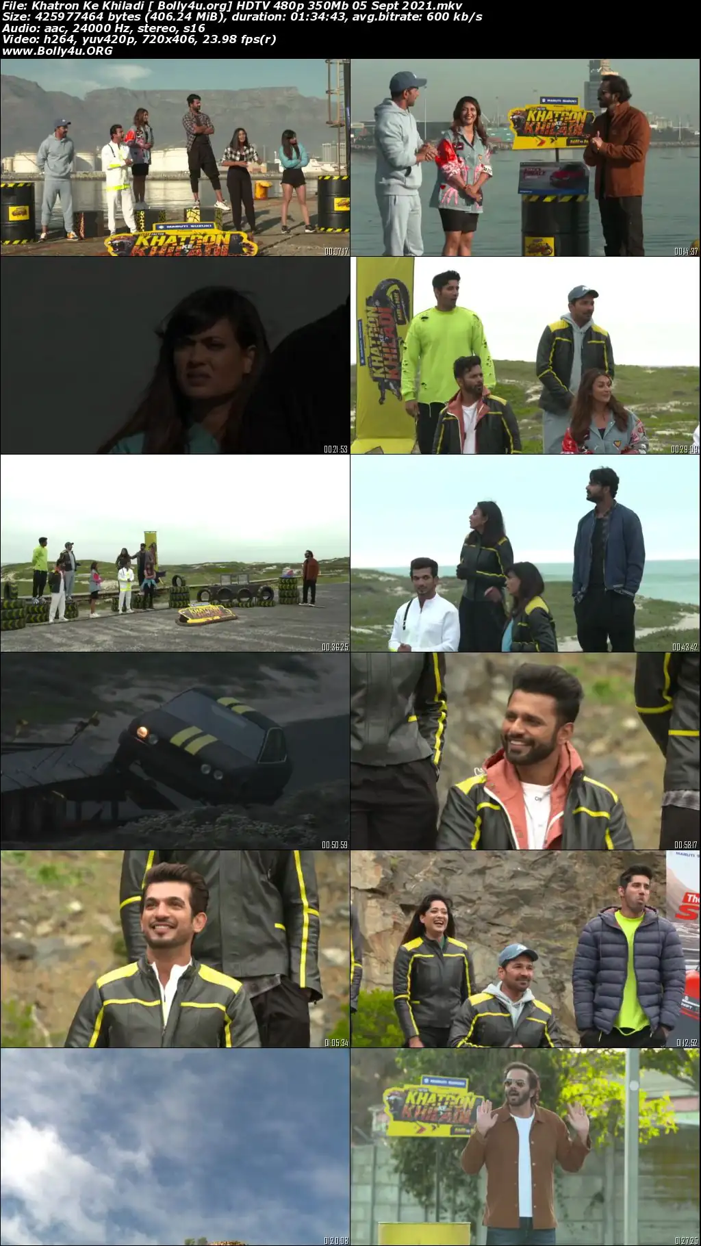 Khatron Ke Khiladi HDTV 480p 350Mb 05 Sept 2021 Download