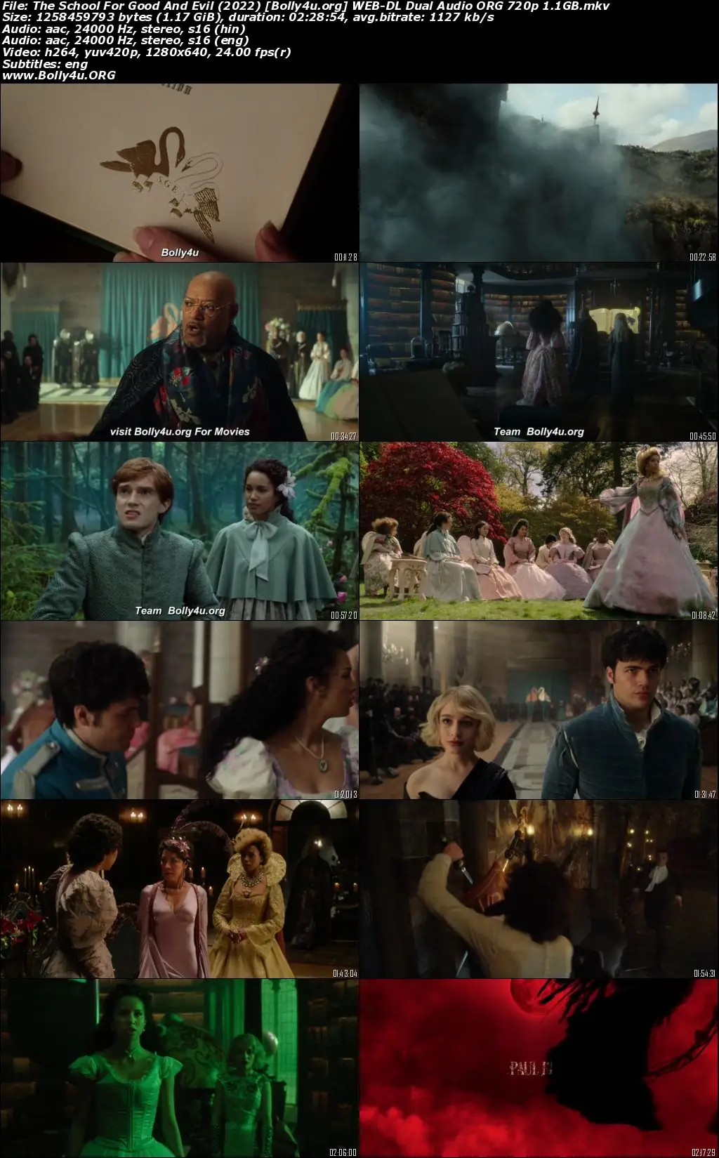 The School For Good And Evil 2022 WEB-DL Hindi Dual Audio ORG Full Movie Download 1080p  720p  480p