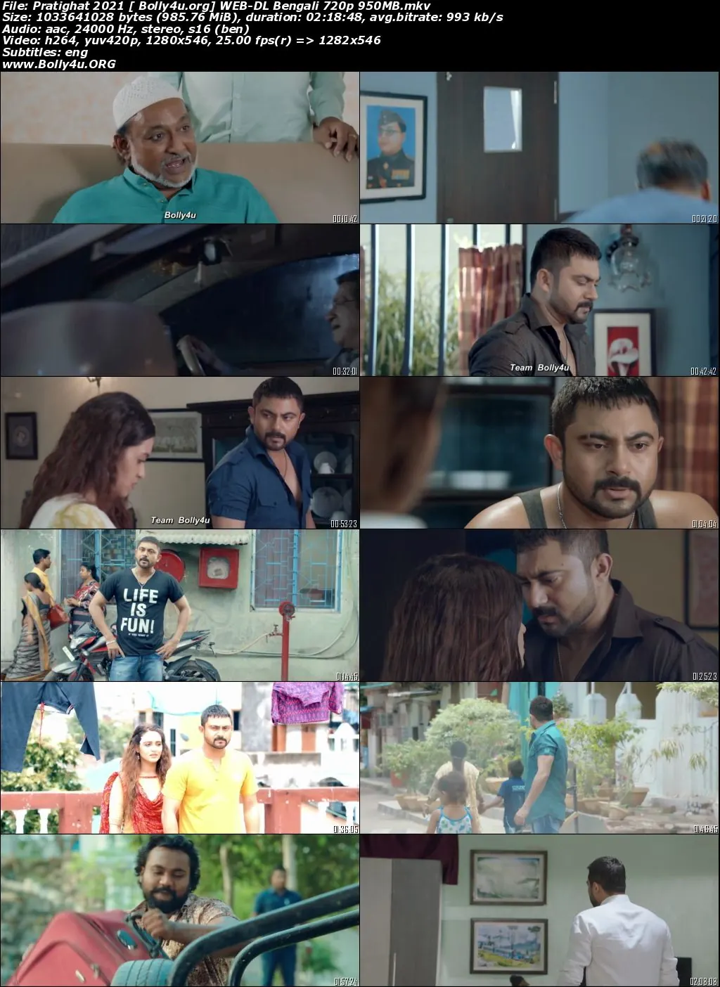 Pratighat 2021 WEB-DL 400Mb Bengali 480p ESub Download