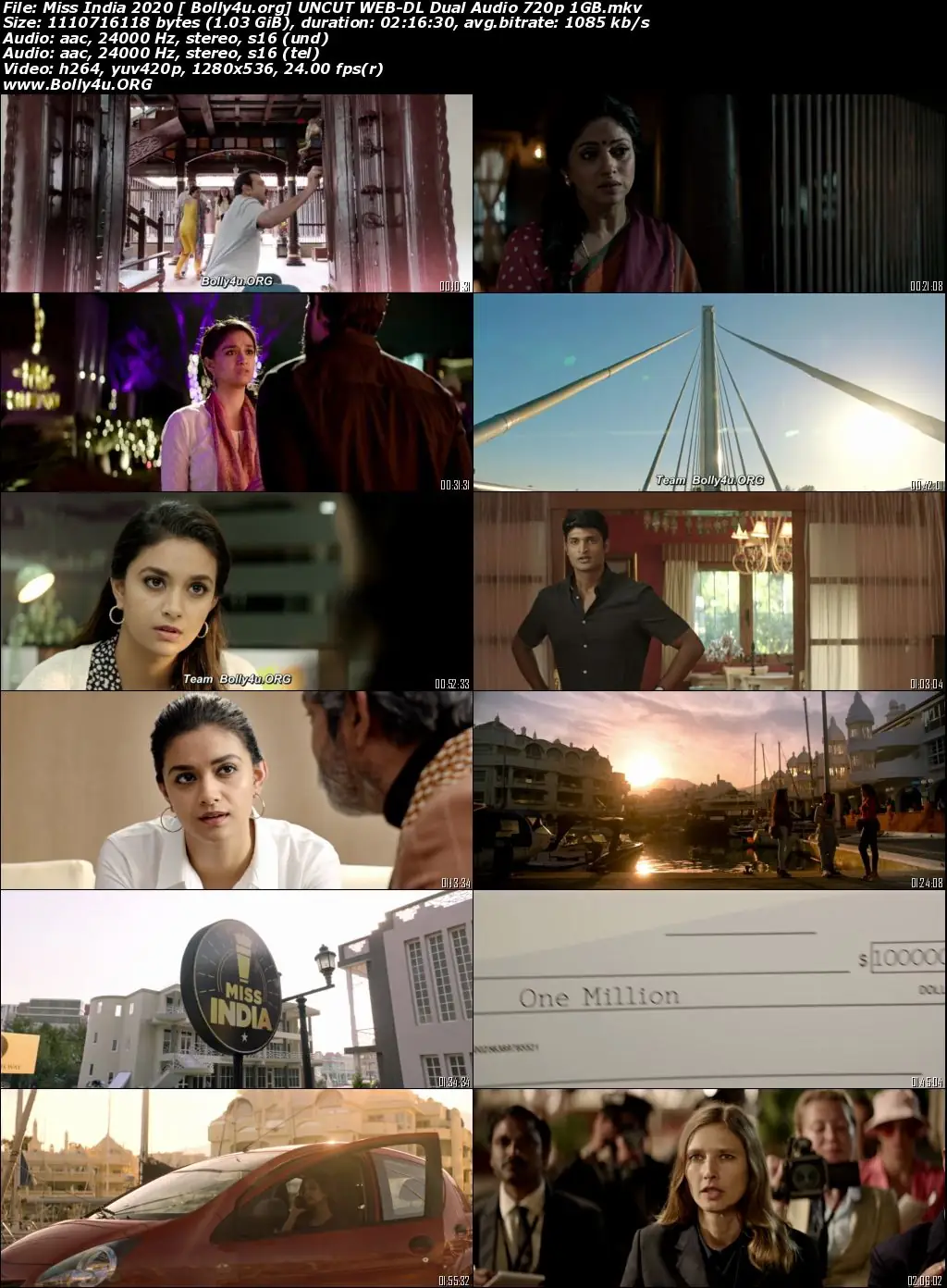 Miss India 2020 WEB-DL 450Mb UNCUT Hindi Dual Audio 480p Download Miss India 2020 WEB-DL 450Mb UNCUT Hindi Dual Audio 480p Download