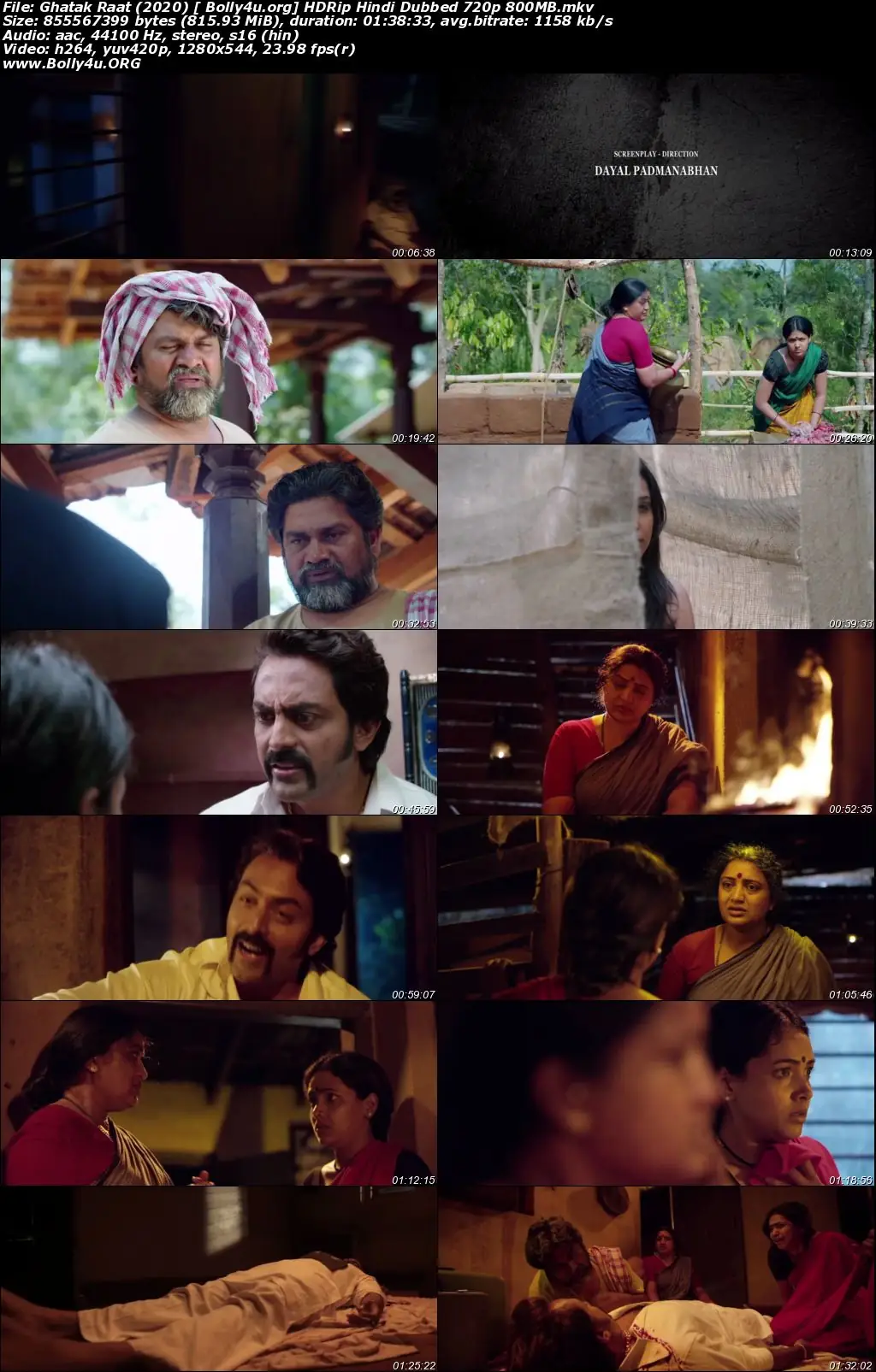 Ghatak Raat 2020 HDRip 300Mb Hindi Dubbed 480p Download