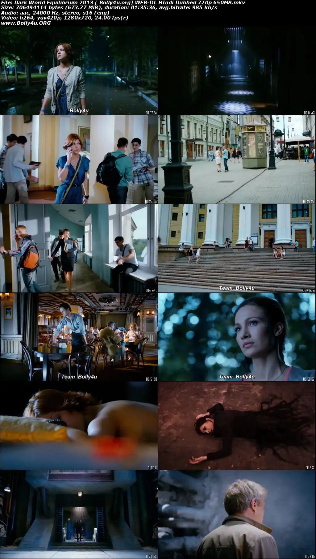 Dark World Equilibrium 2013 WEB-DL 650Mb Hindi Dubbed 720p Download