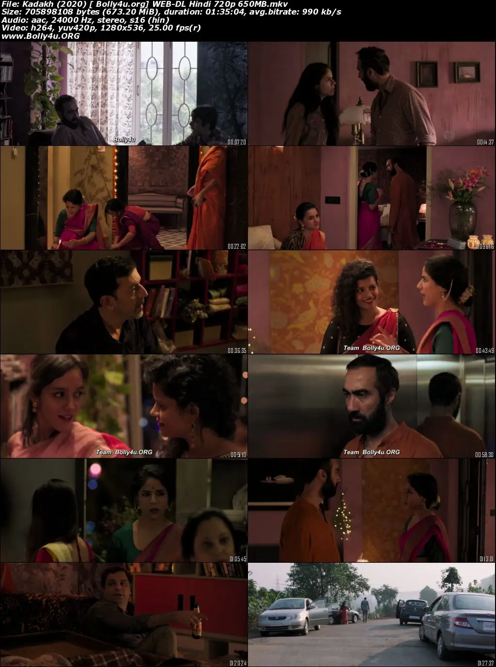 Kadakh 2020 WEB-DL 300Mb Hindi Movie Download 480p