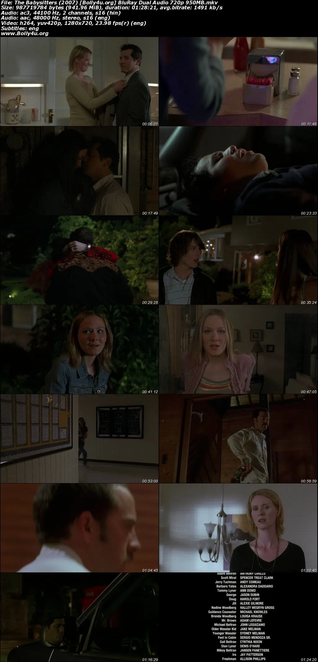 The Babysitters 2007 BluRay Hindi Dual Audio Full Movie Download 720p  480p