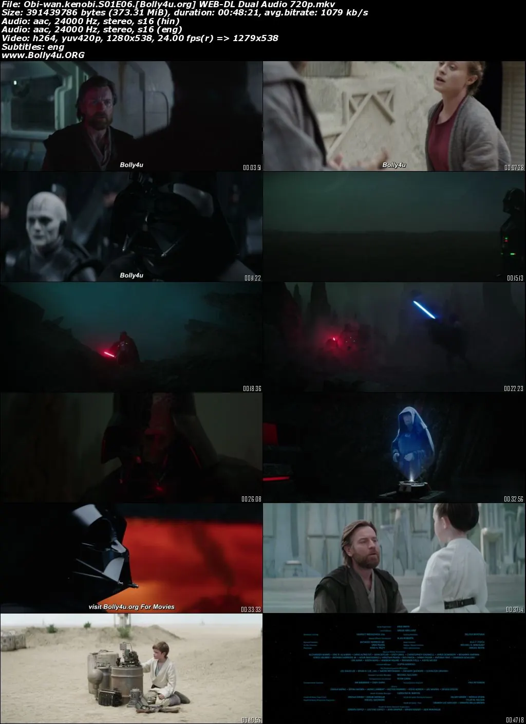 Obi-Wan Kenobi 2022 WEB-DL S01 Hind Dual Audio 720p Download