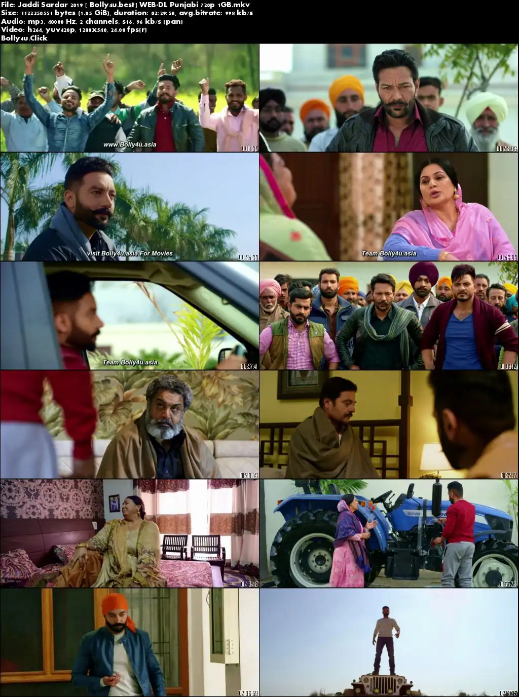 Jaddi Sardar 2019 WEB-DL 1GB Punjabi 720p Download