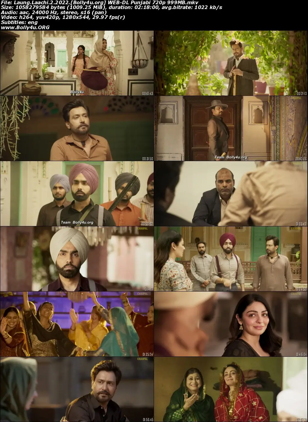 Laung Laachi 2 2022 WEB-DL Punjabi Full Movie Download 720p  480p
