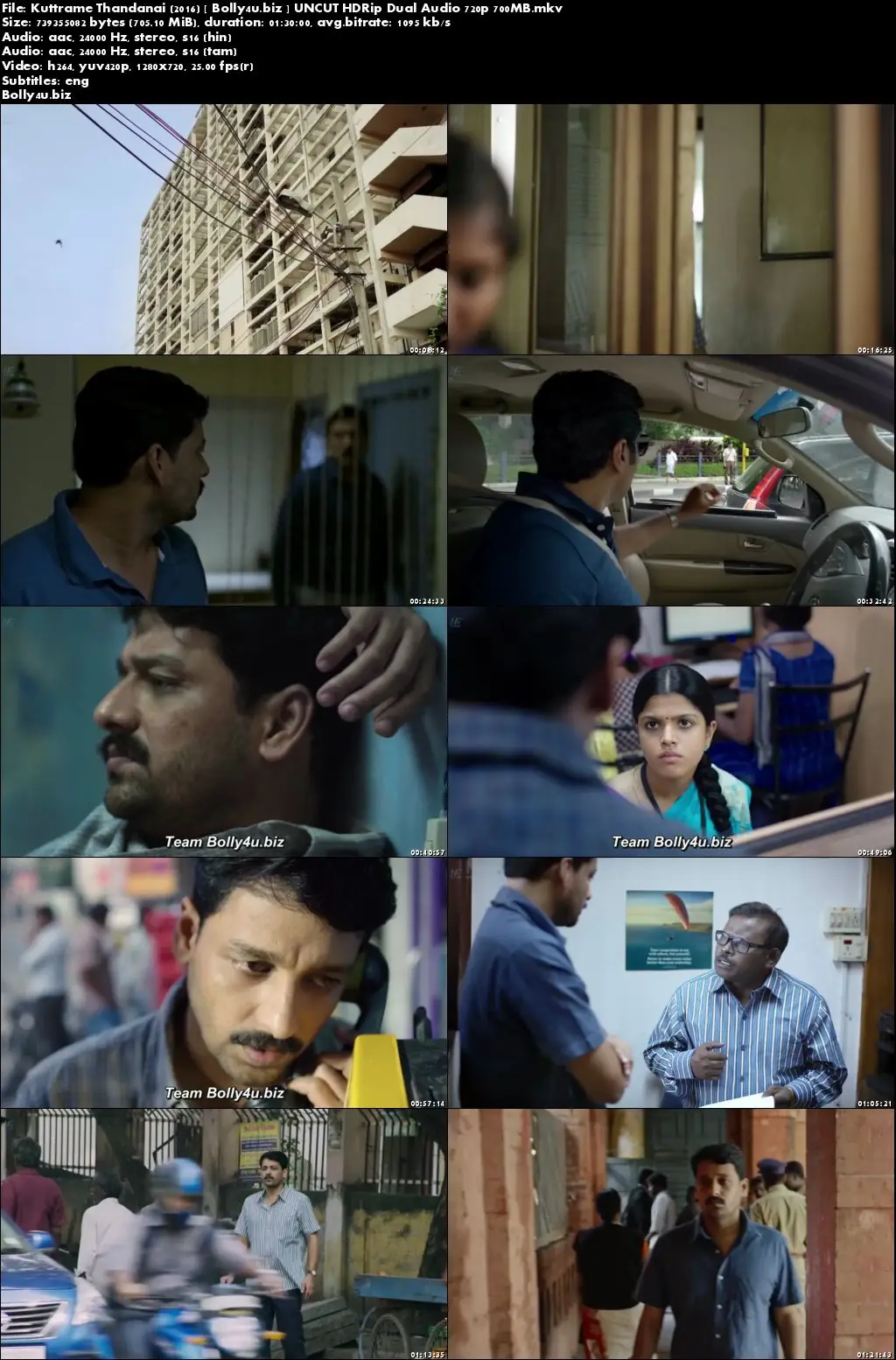 Kuttrame Thandanai 2016 HDRip 700MB UNCUT Hindi Dual Audio 720p Download Kuttrame Thandanai 2016 HDRip 700MB UNCUT Hindi Dual Audio 720p Download