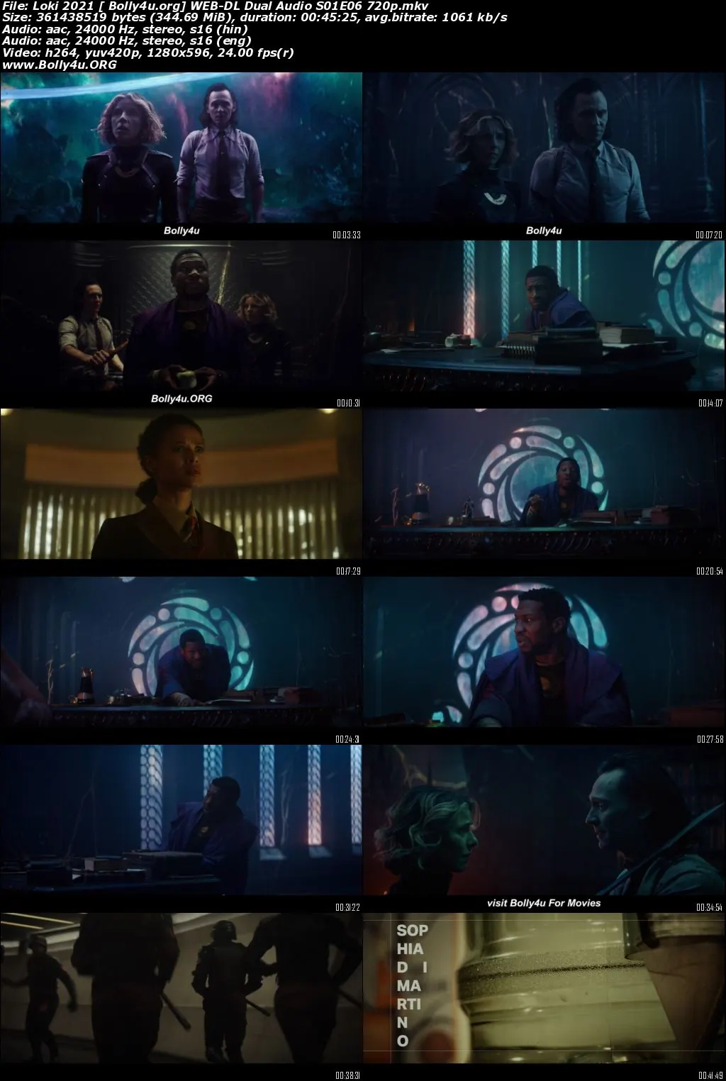 Loki 2021 WEB-DL Hindi Dual Audio S01 Download 720p