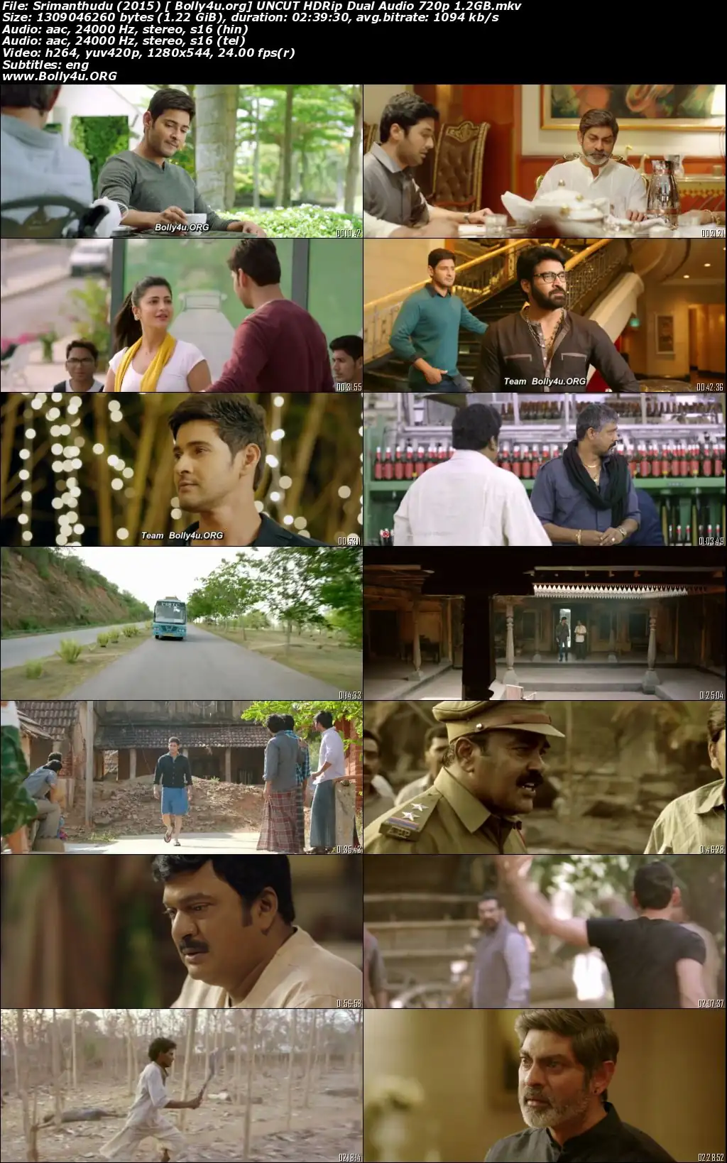 Srimanthudu 2015 HDRip UNCUT Hindi Dual Audio 720p Download Srimanthudu 2015 HDRip UNCUT Hindi Dual Audio 720p Download