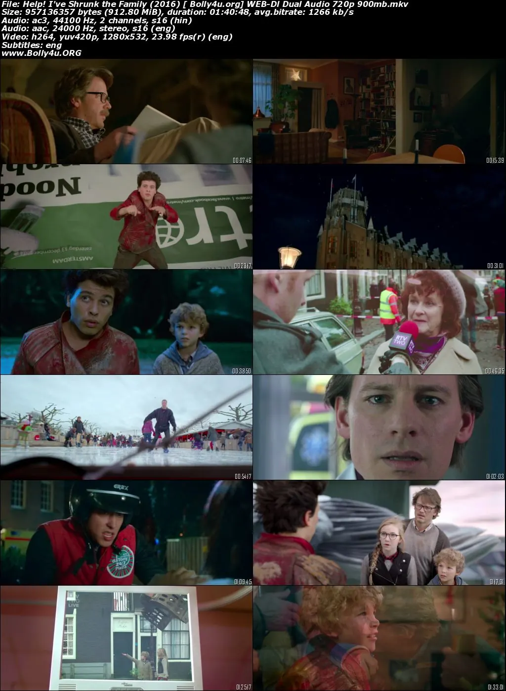 Help I’ve Shrunk The Family 2016 WEB-DL 300Mb Hindi Dual Audio 480p Download